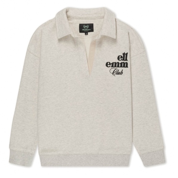 Ellandemm Vintage Club Sport Sweatsuit Matching Set Oversized Pullover Jogger L - Picture 2 of 15